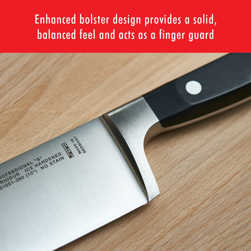 ZWILLING Professional S 18-Piece Razor-Sharp German Block Knife Set, Made in Company-Owned German Factory with Special Formula Steel perfected for almost 300 Years, Dishwasher Safe