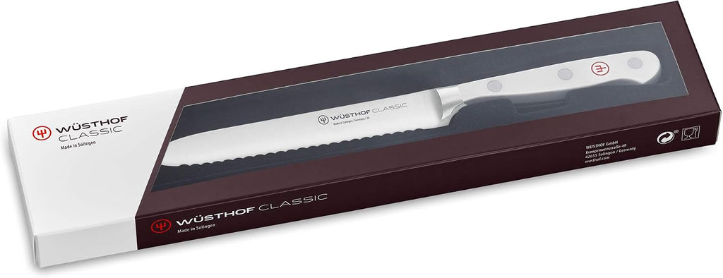 WÜSTHOF Classic White 5' Serrated Utility Knife