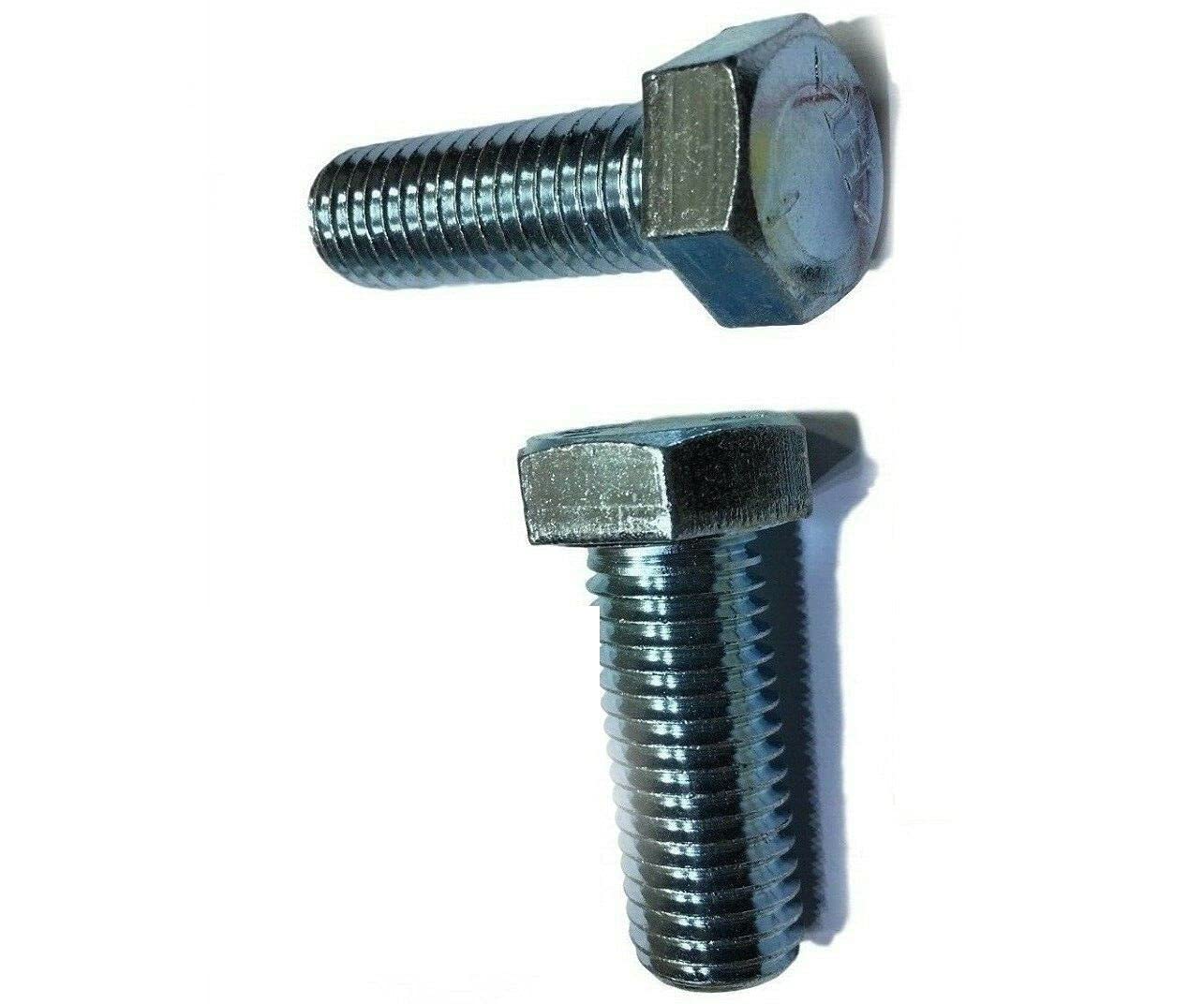Pr-Mch Package of 300, 1/2-13 x 1 1/2' Hex Bolt Zinc Plated Grade 5 Cap Screw Full Thread Set Kit #DR-D7670D