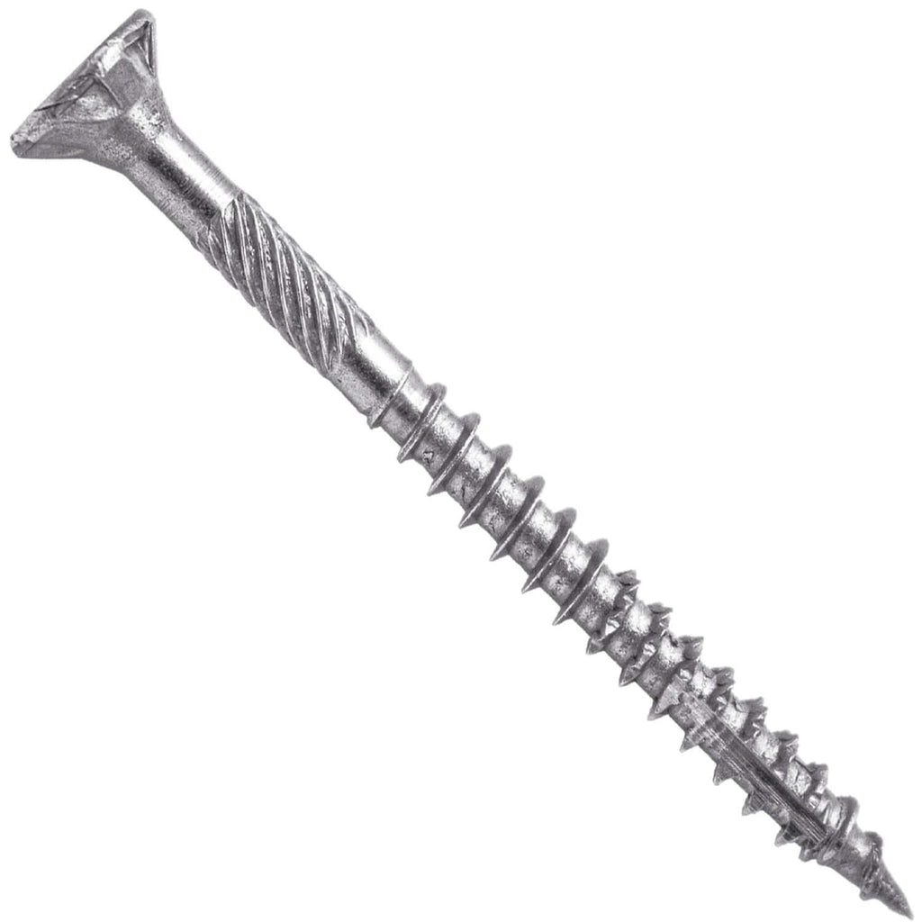 #8 x 2 Silver Star Stainless Steel Wood Screw Torx/Star Drive Head - Grade 305 Stainless Steel Torx/Star Drive Wood Screws - (5 POUNDS - 765 Approx. Screw Count)