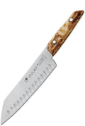 F. DICK - VIVUM Santoku Rust-Proof Knife - Knife with 7' blade & 58 HRC- Ideal for meat, fruit & vegetables - Stainless steel - Ultra sharp - Birchwood handle - Made in Germany