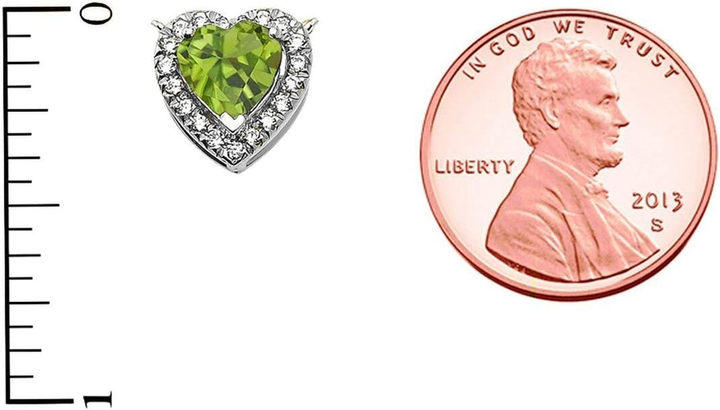Claddagh Gold Fine Sterling Silver Diamond Personalized Birthstone Cubic Zirconia Heart-Shaped Necklace