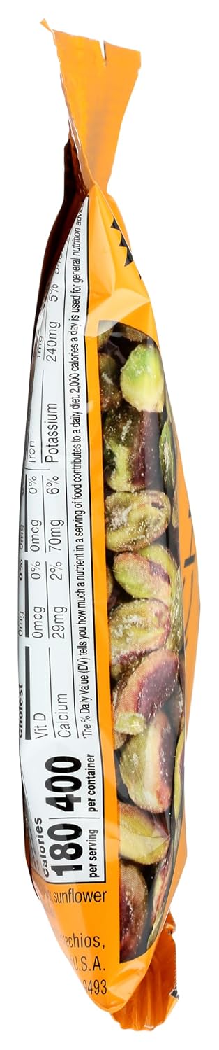 Wonderful No Shell Honey Roasted Pistachios, 2.25 Ounce - 24 per case.