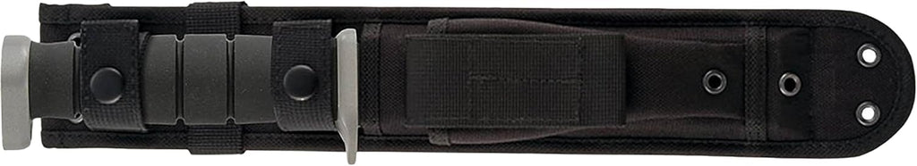 Ka-Bar 1281 KA bar, D2 Fighting/Utility Knife, Serrated, Black Cordura Sheath