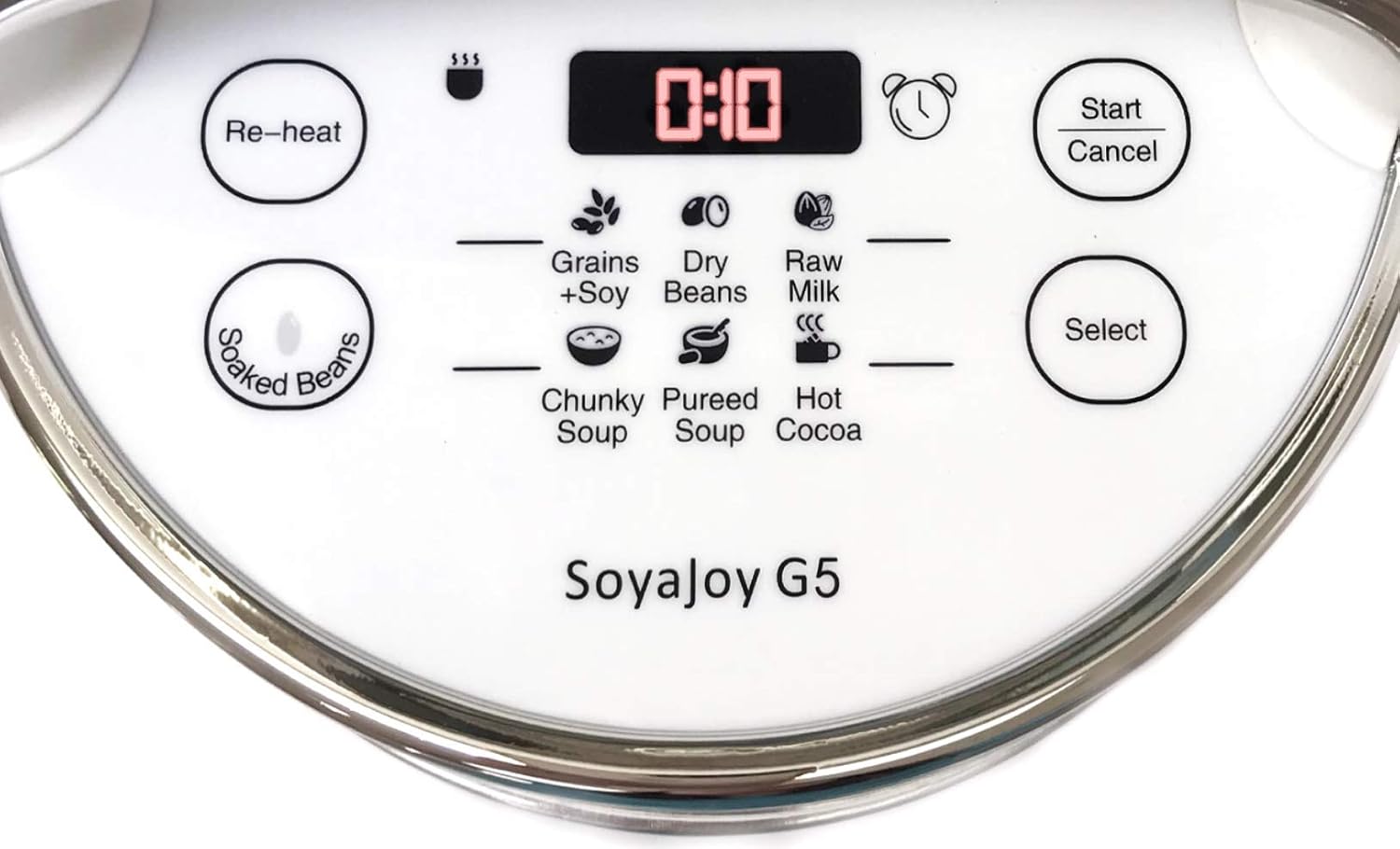 SoyaJoy G5 8in1 Milk Maker | Soy Milk, soaked or dry beans, Almond milk, quinoa milk, Nut Milk, Oat Milk, Cashew Milk | + Soups, Porridges, hot cocoa | Self-Cleaning | Raw Milk Program