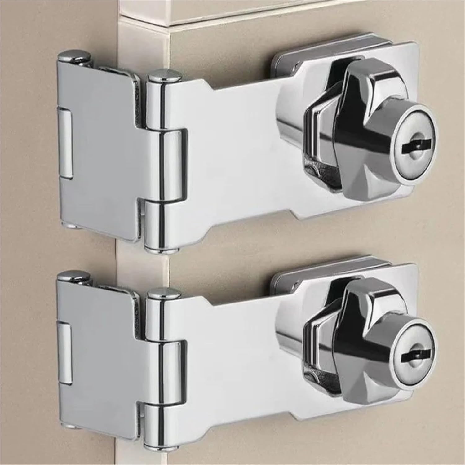 keyed hasp lock, Keyed Hasp Lock Pack of 3 2.5-4 inch(4 inch3PCS)