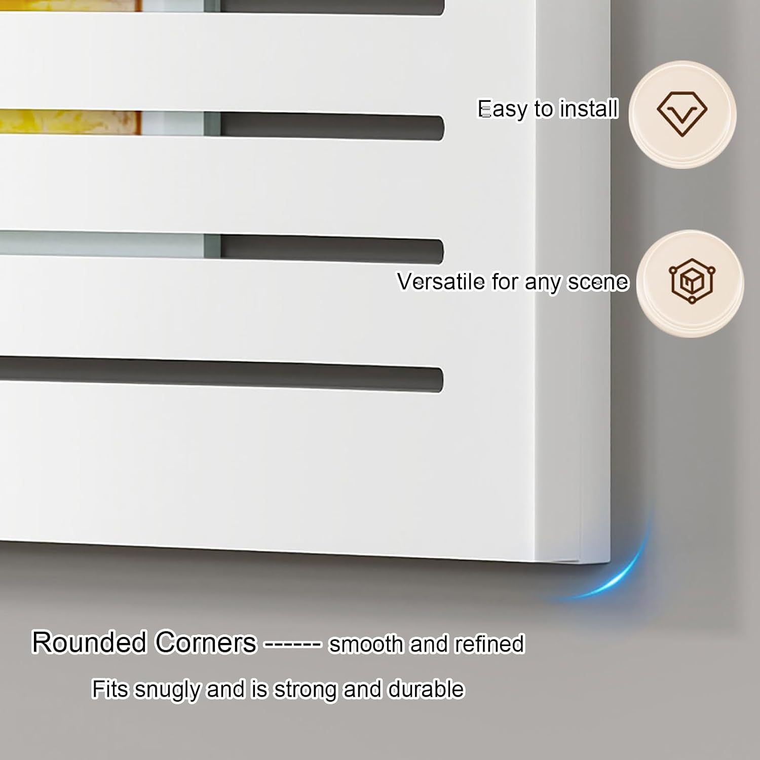 Breaker Box Cover Decorative, Hide Meter Electrical Panel Cover with Heat Dissipation Holes, Flip-Top Design, Wall Mounted Easy to Install(Brown 1,60 * 50cm/23.6 * 19.7in)