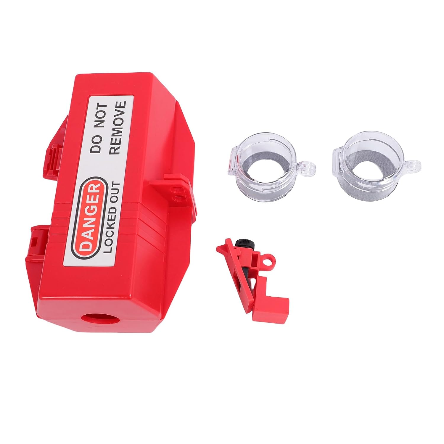 Lockout Tagout Kit, OSHA Compliant Universal Loto Safety Kit, with 10 Padlocks, 4 Hasps, Circuit Breaker Locks, and for Industrial and Mechanical Lockout Procedures