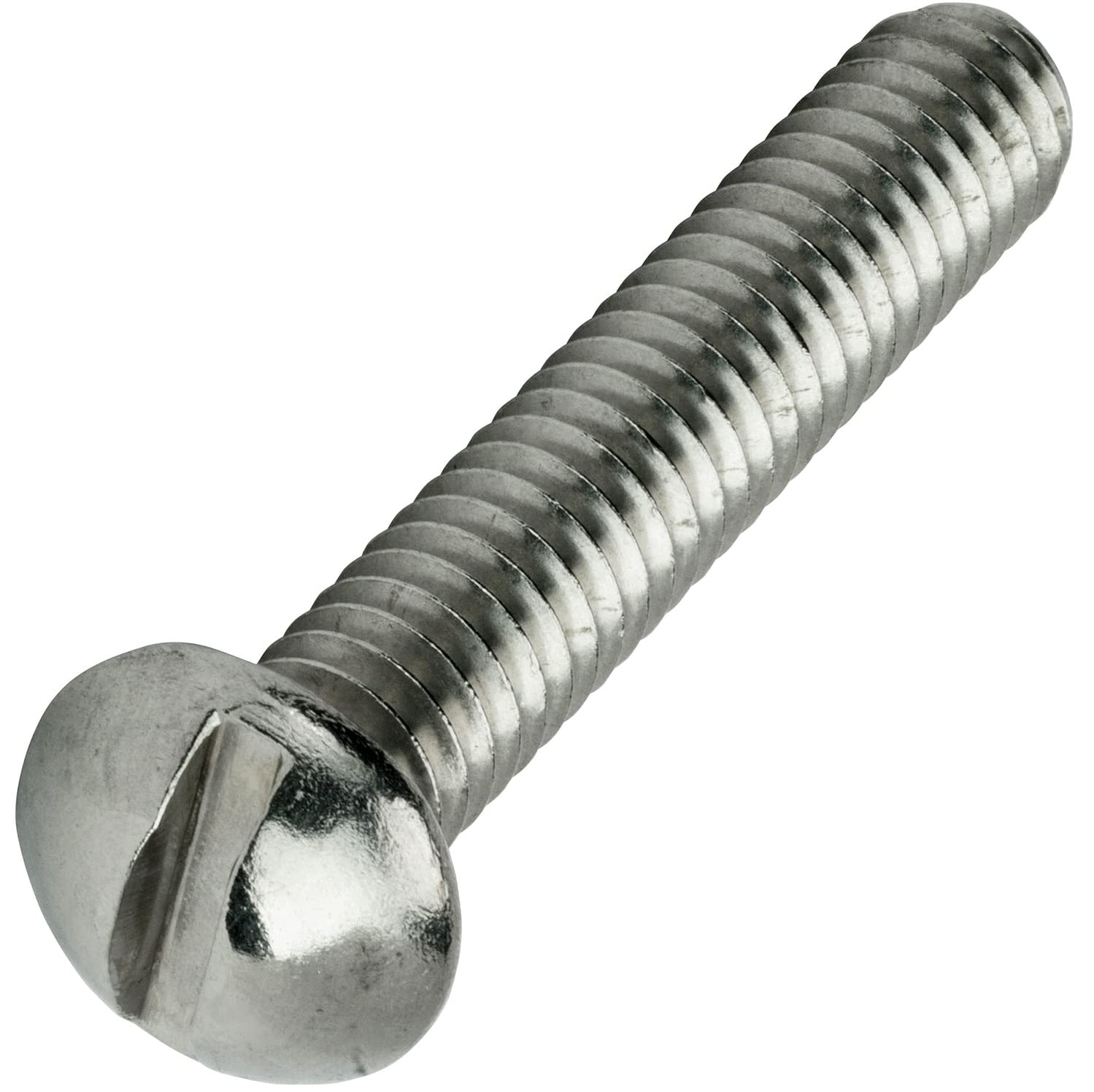 1/4-20 x 5/8' Slotted Round Head Machine Screws Kit Hardware Stainless Steel 18-8 Pack of 500 Fastener Set LS21173F
