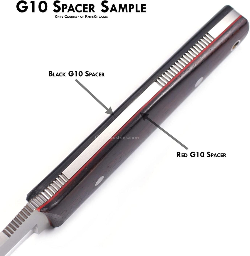 EZSMITH G10 - Knife Handle Spacer Material - (3 x 12 x .060 Inches) - 16 Color Value Pack