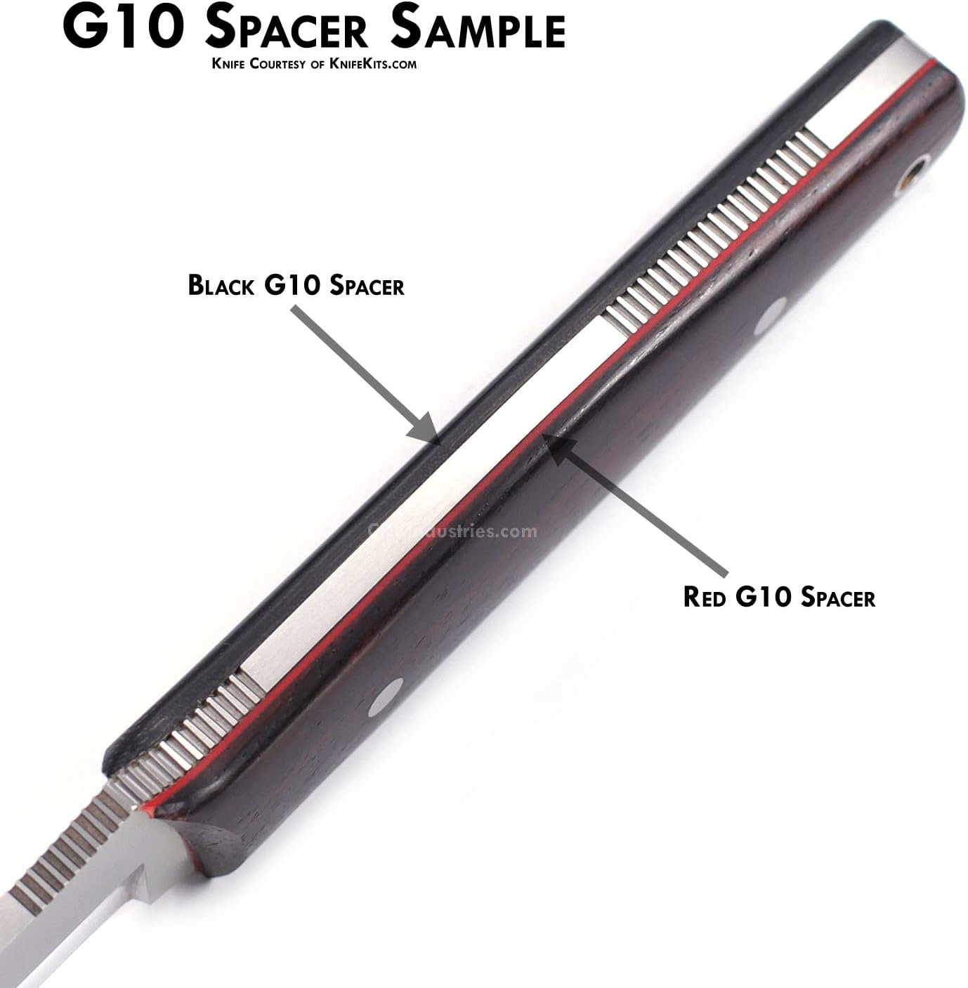 EZSMITH G10 - Knife Handle Spacer Material - (3 x 12 x .060 Inches) - 16 Color Value Pack