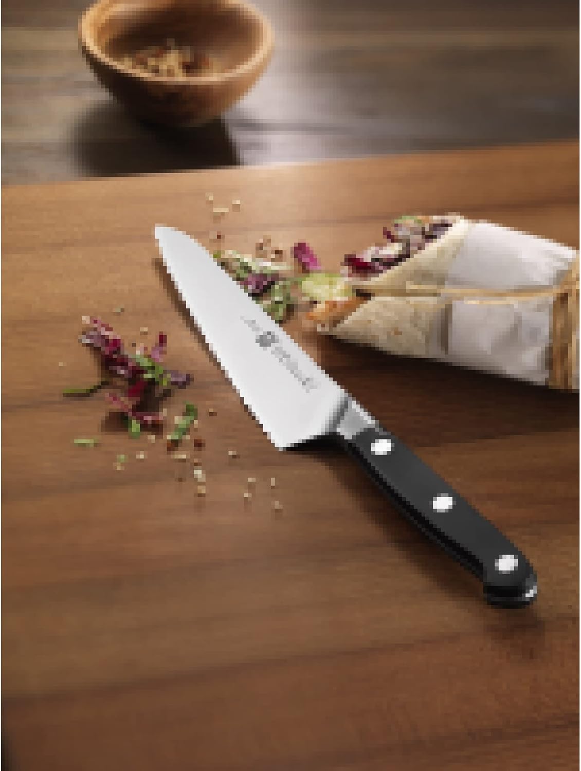 ZWILLING Pro 5.5-inch Serrated Prep Knife