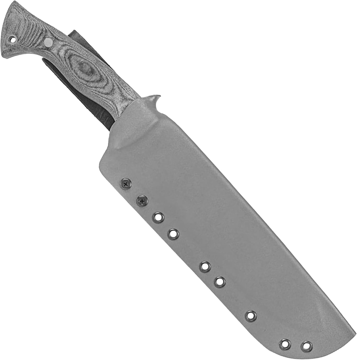 Condor Tool & Knife Balam Knife | 1075 High Carbon Steel Survival Knife with a Micarta Handle | Fixed Blade Tactical Knife with Hand Crafted Welted Leather Sheath | 9in Blade | 20.11oz (3.0mm)