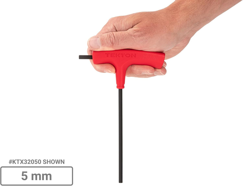 TEKTON Flat End Hex and Star T-Handle Key Set with Stands, 34-Piece (5/64-3/8 in., 2-10 mm, T6 - T50) | KEY92002
