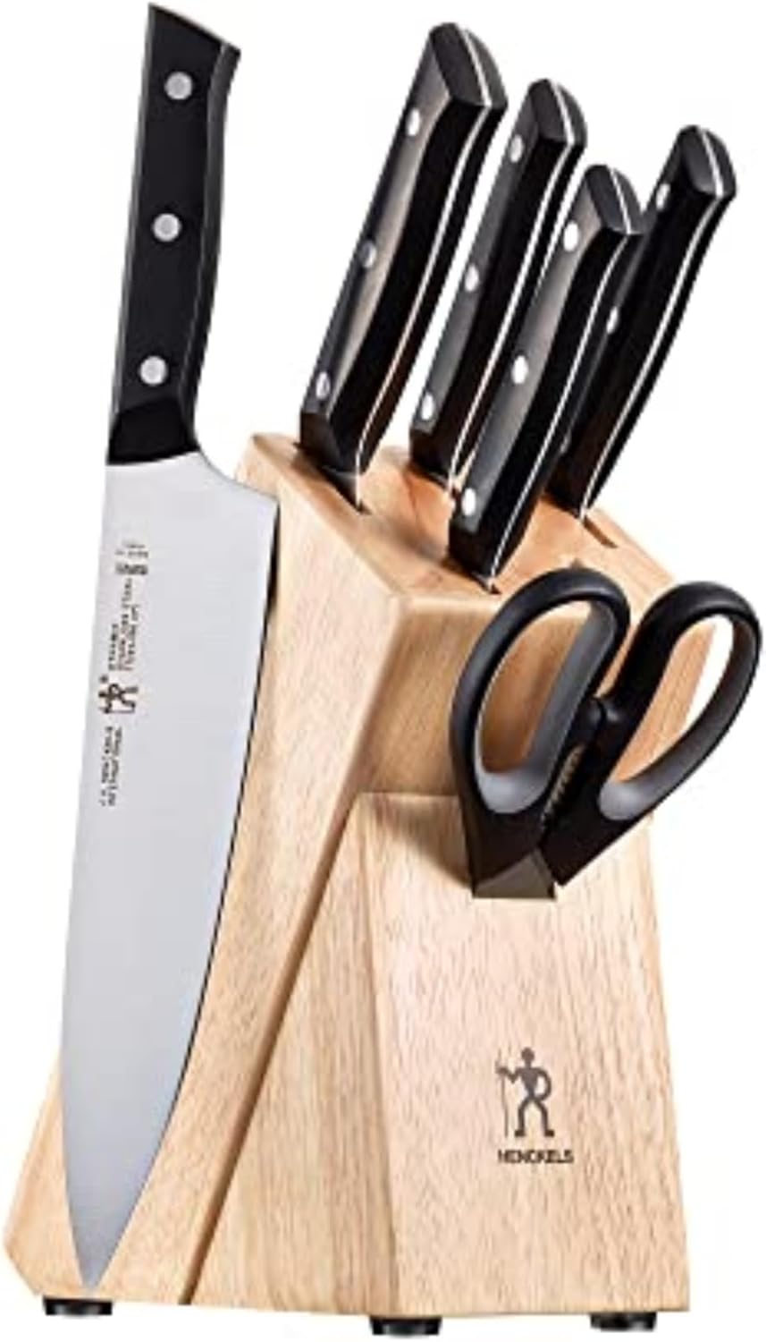 HENCKELS Dynamic Razor-Sharp 7-Piece Knife Set, Chef, Bread, German Engineered Informed by 100+ Years of Mastery