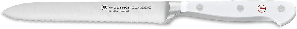 WÜSTHOF Classic White 5' Serrated Utility Knife