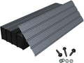 Domi Metal Roofing Panels 20 PCS, Galvanized Steel Corrugated Roof Panels Waterproof Heavy Duty Metal Siding Panels with Screws for Pergola Gazebo Garage Sheds Mobile Home (Grey)