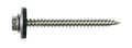 Simpson Strong-Tie T09150HWAM Metal-Panel Screw with EPDM Washer — #9 x 1-1/2 in. Hex Head, Type 316 (1000-Qty)