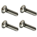 Pan Head Machine Screws Kit Hardware Stainless Steel 1/4-20 x 1/2' Pack of 2500 Fastener Set LS24632F