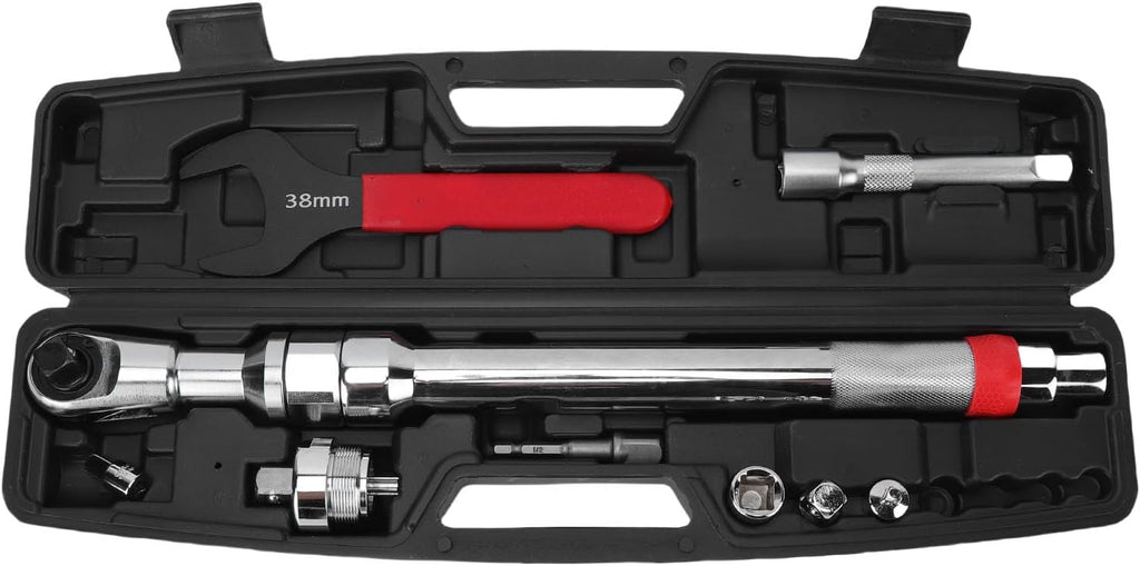 Fabater Offset Extension Wrench, Heavy Duty Impact Ratchet Extender for Tight Spaces with 1 / 2in Adapter, Manual/Automatic Switch, Cr V Steel, Tungsten Steel Gears, Alloy Forged