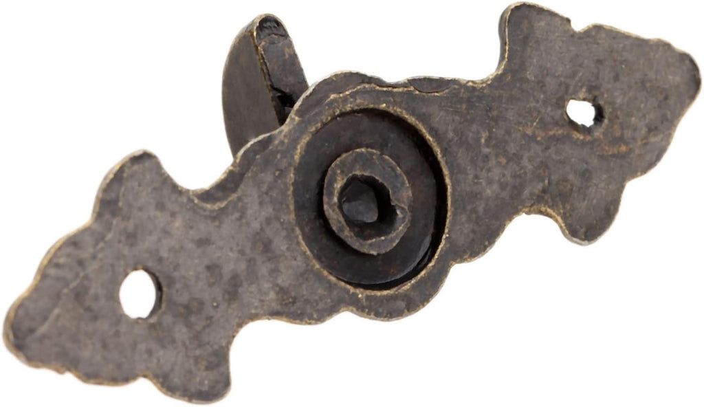 1pc Lock Hasp Hook Metal 5 Screws Antique Bronze 63x47mm Decorative Wooden Box Case Chest Padlock Vintage Iron Hardware
