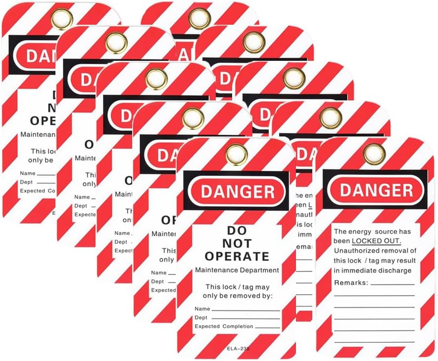 23 PCS Lockout Tagout Kits, Loto Kit 4 Kinds of Lockouts, Hasps, Tags, Box, Padlocks Lockout Tools for Electrical Risk Removal in Industrial Lock Box Group Locks Out Station (Lock Box Kits)