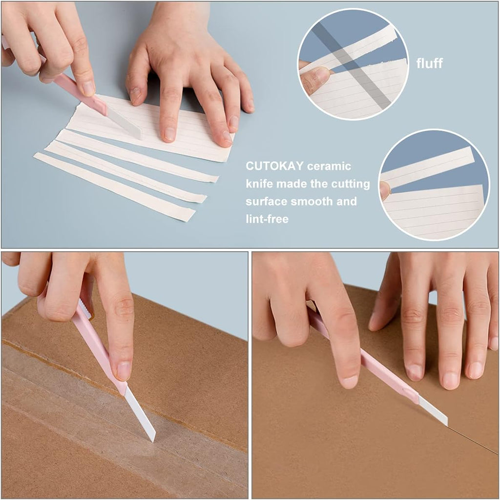 Ceramic Spare Blades 9mm Wide Cutokay Box Cutter refill Utility Knife Blades [420 blades]