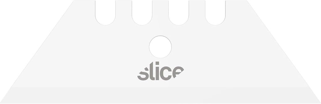 Slice 10525-CS Ceramic Utility Blades (Pointed Tip), True Safety Blades, Finger Friendly, Safe to Touch, 11x Longer Lasting Than Metal, Double-Sided Blades Extend Blade Life, Never Rusts (12 Blades)