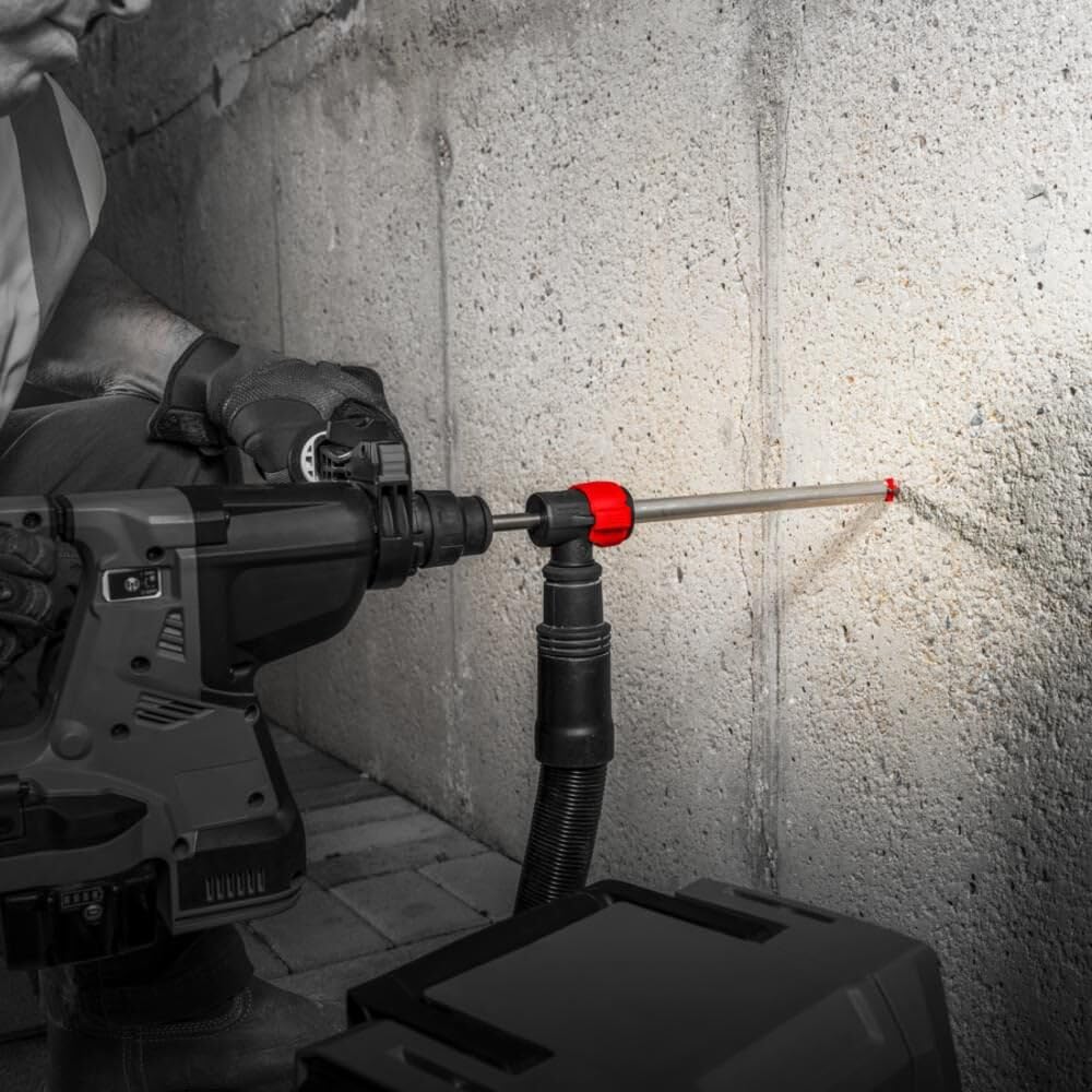 Diablo Amped Rebar Demon SDS-Plus 4-Cutter Full Carbide Head Dust Extraction Hammer Drill Bit - 5/8' Diameter, 14' Length, 8' Working Length, 5-Pack - DMAPLA4510-S6