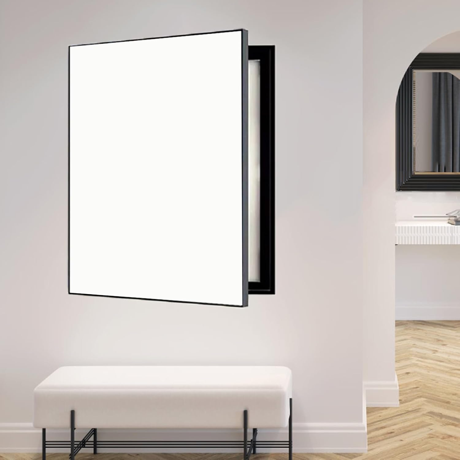 Electrical Panel Cover Home Electric Meter Box Decorative Panel, Plain Color Circuit Breaker Panel Protective Lid, Modern Breaker/ Distribution Box Cover Wall Hanging(Style15,WXH-60 x 80CM-23.6 x 31.5