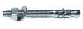 MIGHTY FASTENERS Zinc-Plated Steel Wedge Anchors, 7/8' X 8' - Heavy-Duty Mounting Bolts for Concrete - 25 Pack