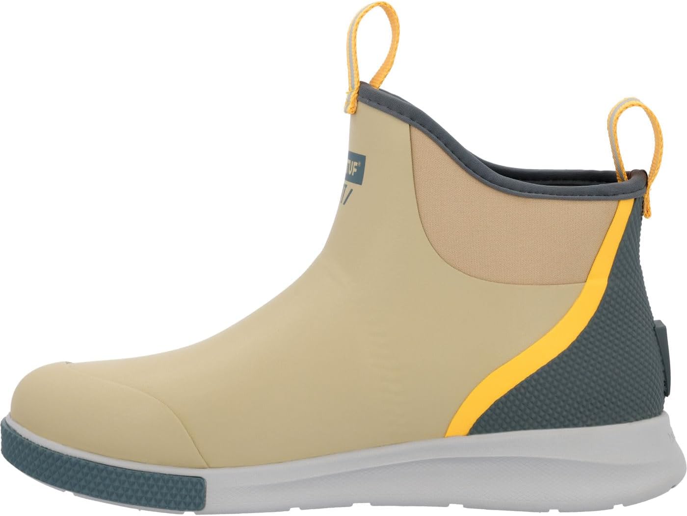 XTRATUF 6' Men's Ankle Deck Boot Sport - 30% Lighter, 100% Waterproof Rubber Fishing Footwear - Non-Marking, Slip-Resistant Outsole - Moisture-Wicking Liner