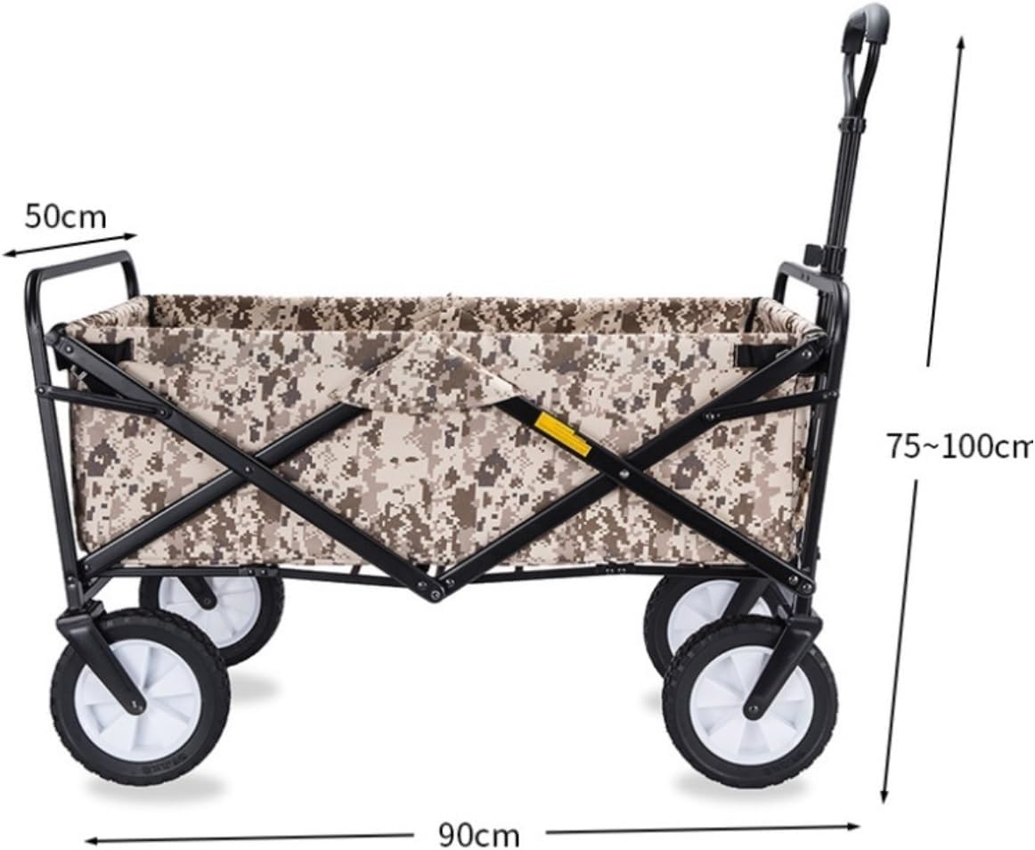 Folding Wagon Cart Beach Wagon Grocery Wagon Folding Utility Wagon Cart Garden Camping Collapsible Wagon Sports Wagon Heavy Duty For Outdoor Festivals Camping Grocery Cart Garden Wagon Utility Wagon (