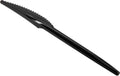 Mind Reader Knife Refill for CUTDISPBK-BLK, Plastic Utensils, Restaurant, Breakroom, 6.5' L x 0.75' W x 0.2' H, 100 pcs, Black (Pack of 10)