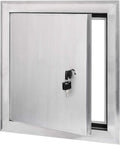 Premier 18x18 Universal Aluminum Access Panel Door with Keyed Latch, Insulated for Exterior Application Use, Wall or Ceiling Mounted for Drywall, Plumbing, Electrical, 2400 Series
