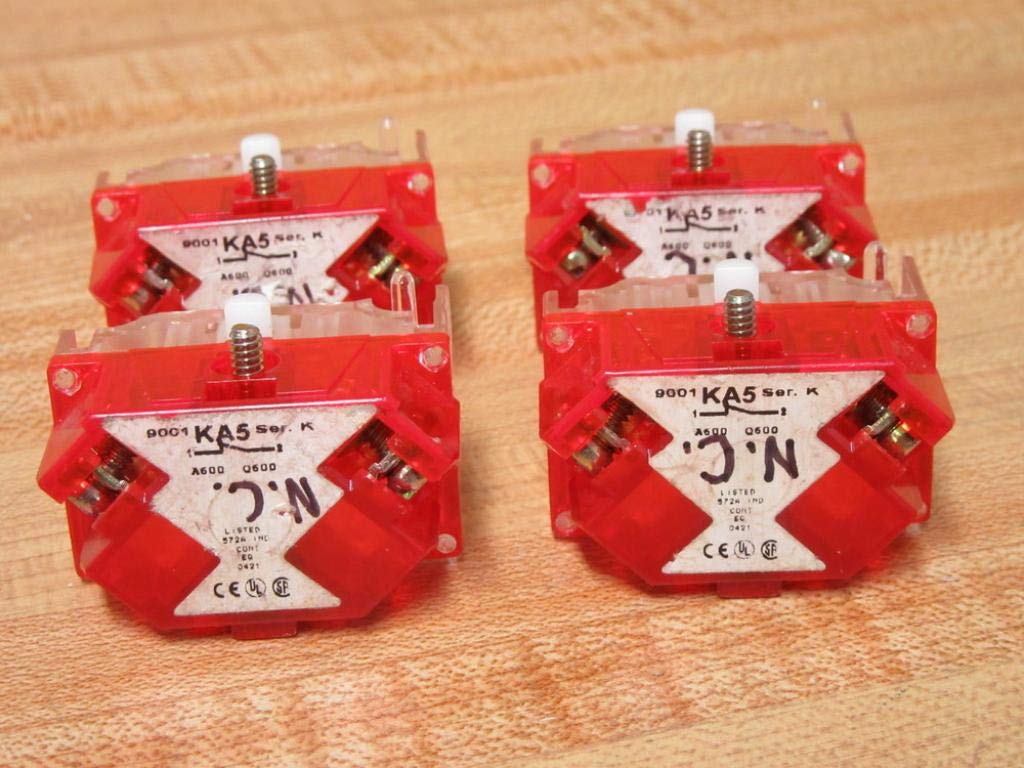 Square D 9001-KA-5 Contact Block 9001KA5 (Pack of 4)