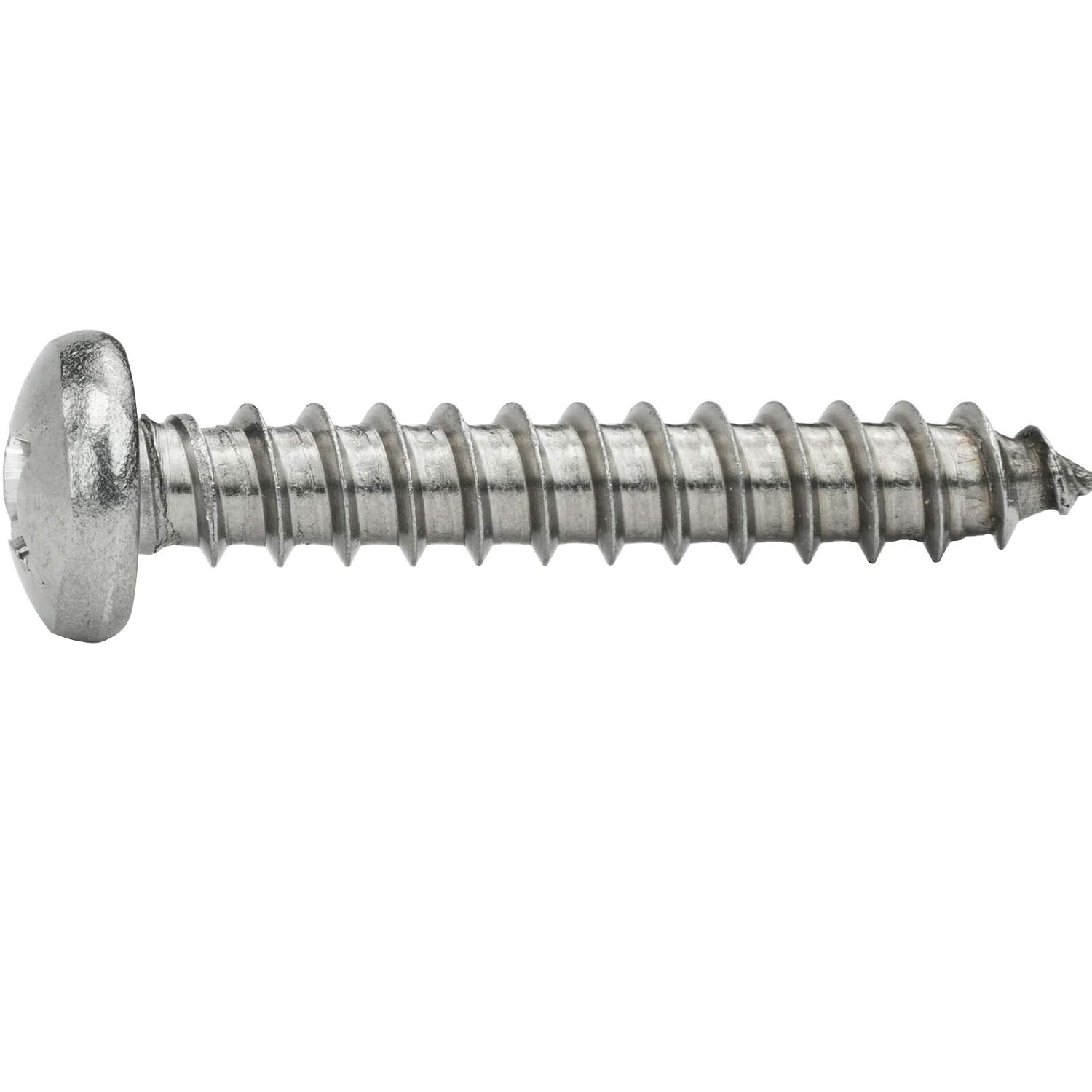 #1 x 5/8' - Sheet Metal Screws Self Tapping Pan Head Stainless Steel 1000 Pcs self Tapping Screws Metal B2B