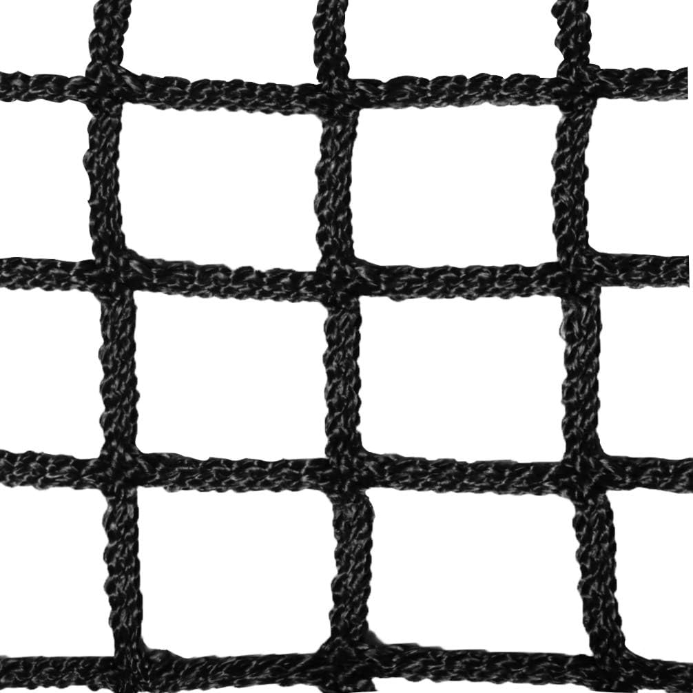 Aoneky Heavy Duty Knotless Golf Hitting Net, Practice Net with Reinforced Rope Edge, 1' Square Mesh 3mm Polyester Netting for Baseball Soccer Hockey Backyard Driving Cage Indoor Outdoor Use