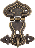 1pc Lock Hasp Hook Metal 5 Screws Antique Bronze 63x47mm Decorative Wooden Box Case Chest Padlock Vintage Iron Hardware