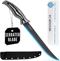 SORD Fillet Knife - 5-9' Filet Knives For Fish - Razor Sharp Boning Knife - Saltwater and Freshwater Fishing - Includes Kydex Sheath - Full Tang Blades | G10 Non Slip Grip | Corrosion Resistant