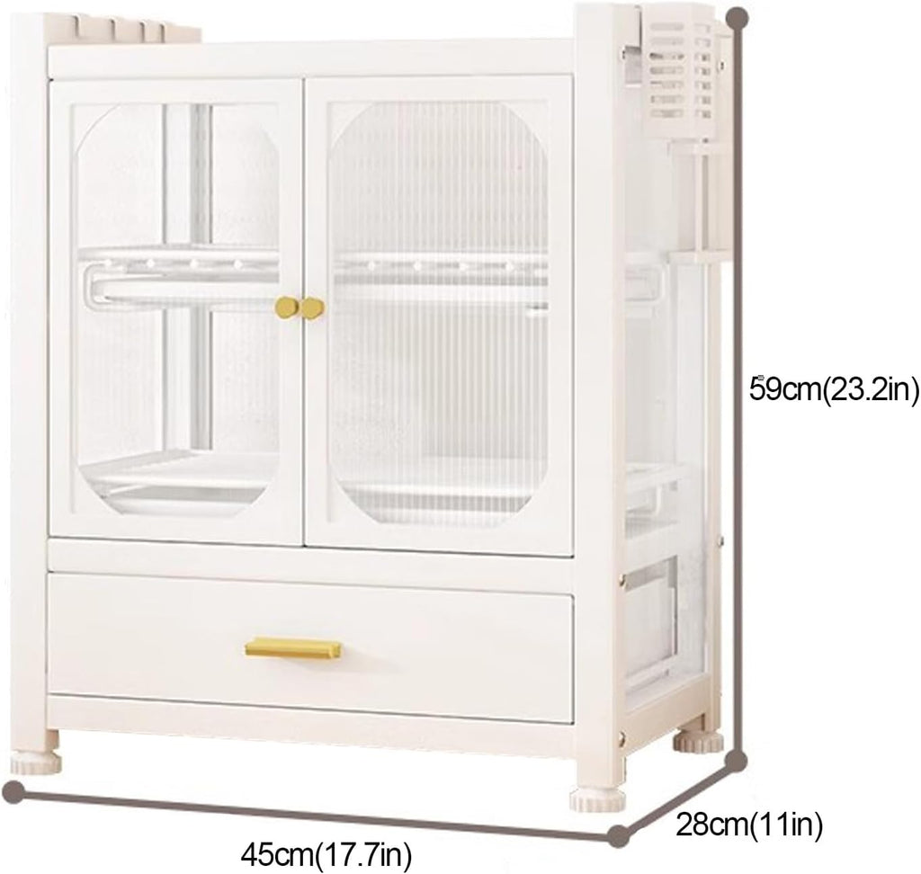 Microwave Stand, Bakers Rack with Storage, Dish Drying Rack, Kitchen Countertop with Drawers Dish Cabinet, Kitchen Storage Cabinet (Color : B)