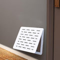 Electrical Panel Cover Flip-Open Electric Meter Box Cover Ventilated White, Wall-Mounted Fuse Box Cover with Traceless Nails, Stylish Circuit Breaker Panel for Indoor Use(Style2,WXH-34 x 24CM-13.4x9.5
