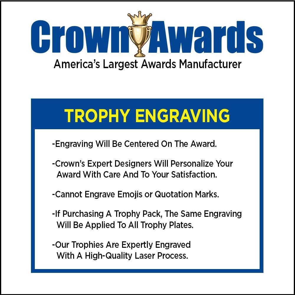Crown Awards Soccer Trophy, 14' Gold Cup Girls Soccer Trophies with Free Personalization