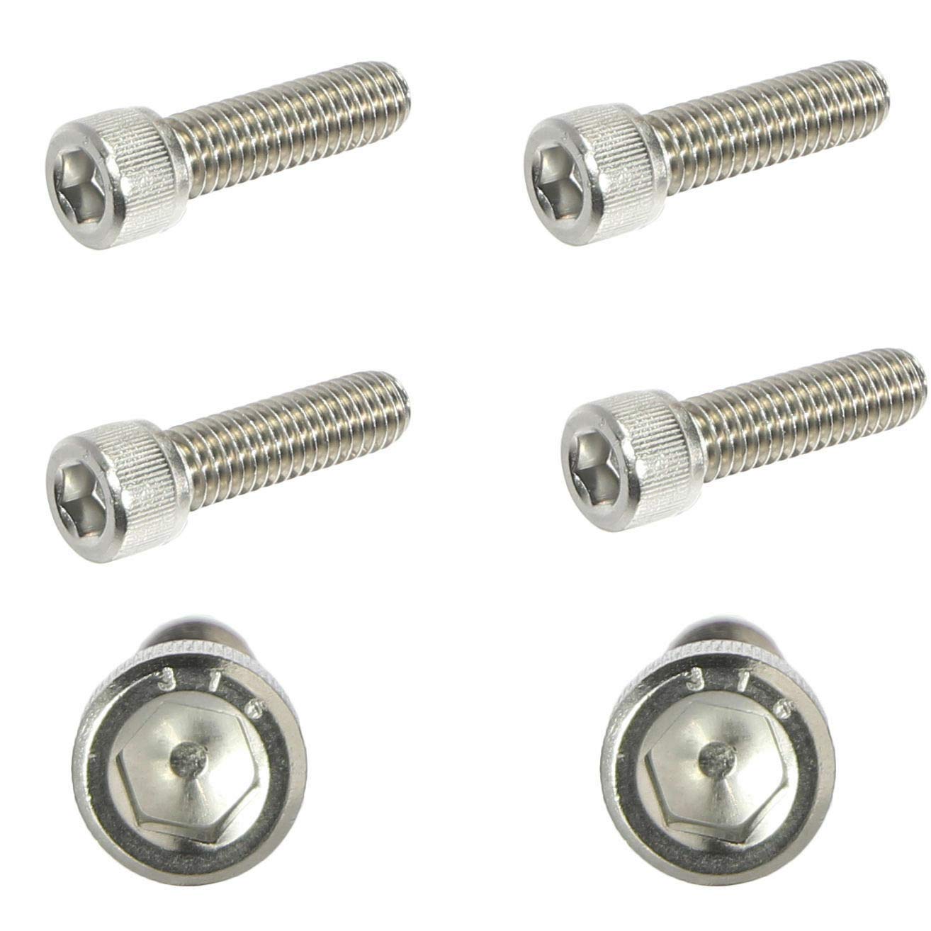 Marine Grade 316 Stainless Steel Socket Head Cap Screws 1/4-20 X 1/2' 500 Pcs Socket Head Screws B2B