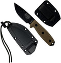 ESEE Knives 3P Fixed Blade Knife with Molded Polymer Sheath