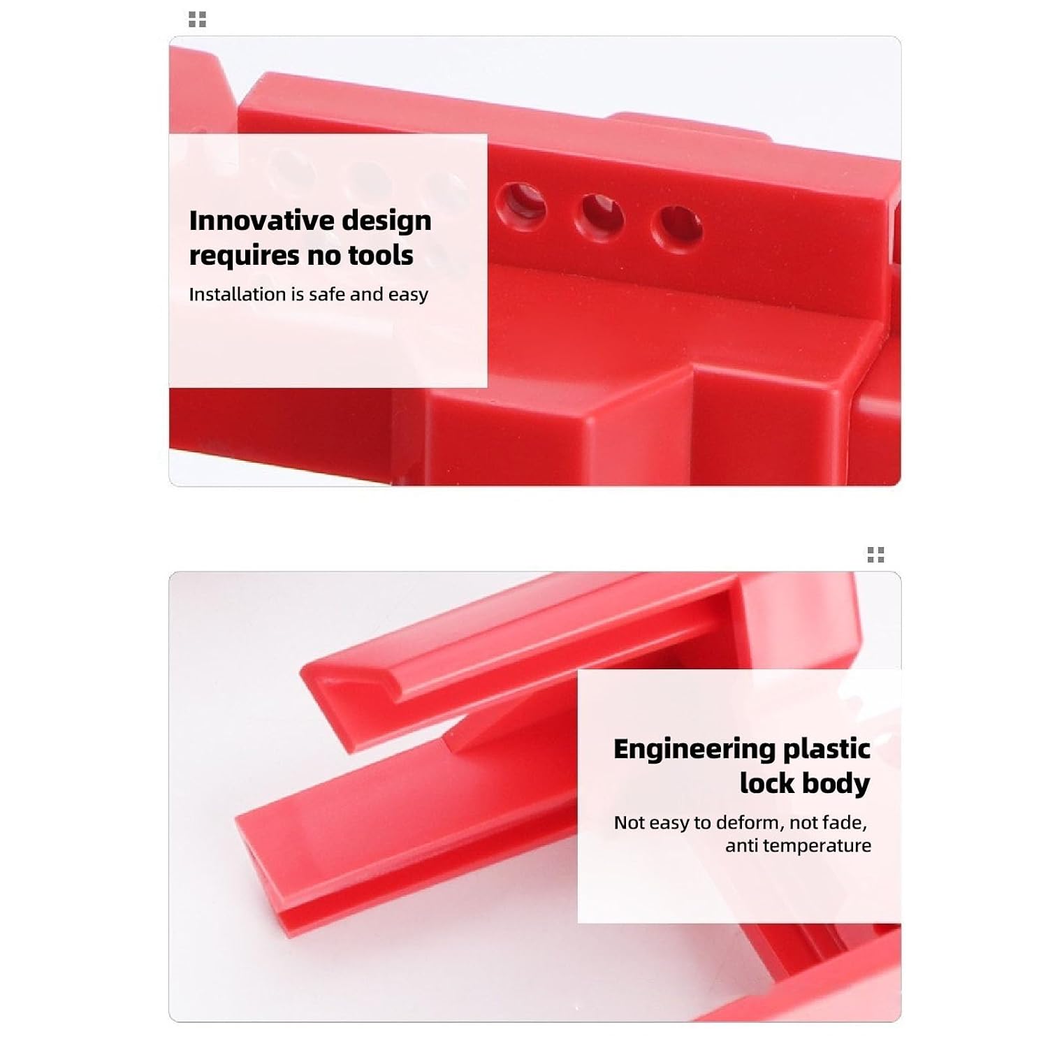 Lockout Tagout Kit Electrical Loto, Safety Padlocks Set with Tags, Tool Box, Plug Lockout, Multi Pole Clamp On Circuit Breaker Group Lockouts Hasps for Industry