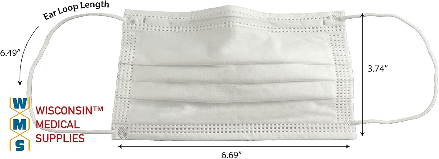 3-Layer Face Masks, MADE IN USA