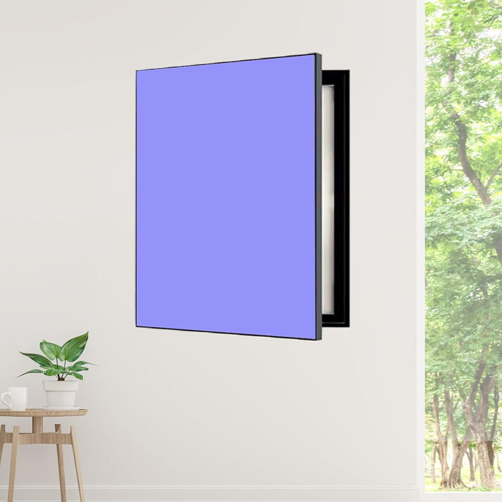 Electrical Panel Cover Decorative Electrical Panel/fuse Box Cover, Solid Color Breaker Box Cover, Circuit Breaker Panel Cover Available in Different Frame Colors(Style17,WXH-50 x 70CM-19.7 x 27.6')
