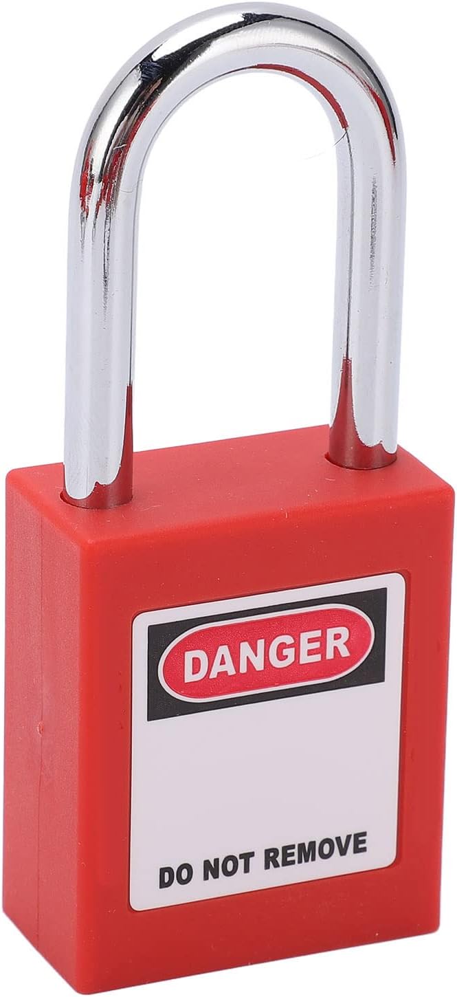 Lockout Tagout Kit, Electrical Lock Out Tag Out Kits Safe Padlocks with Circuit Breaker Lock Hasps Loto Tags Keys Ball Valve Lockout Steel Cable Toolbox Kit for Industrial Chemical