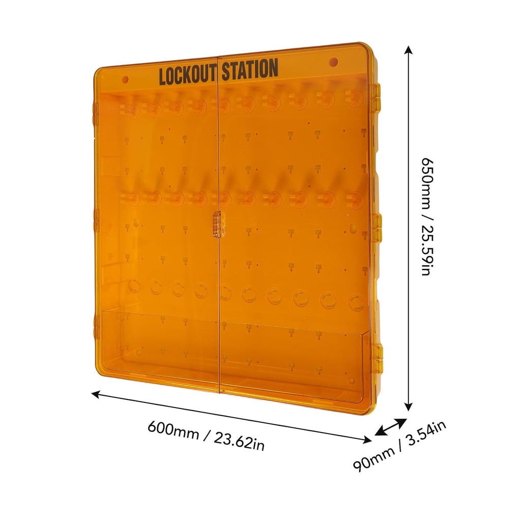 Lockout Tagout Station Loto Kit Board, Lock Out Tag Out Loto Hasps with Safety Padlocks, Circuit Breaker Cable Ball Valve Lockouts Electrical Plug Lockout